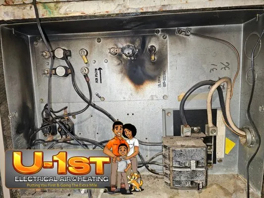 U 1st Electrical Air & Heating Logo