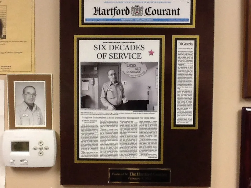 Slide of Ugo DiGrazia Air Conditioning & Heating