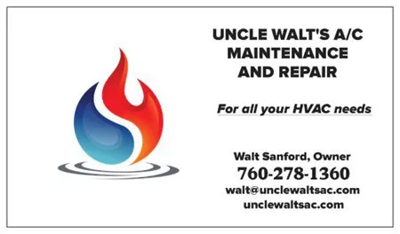 Slide of Uncle Walt's A/C Maintenance and Repair