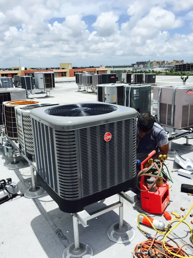 Slide of under control air conditioning