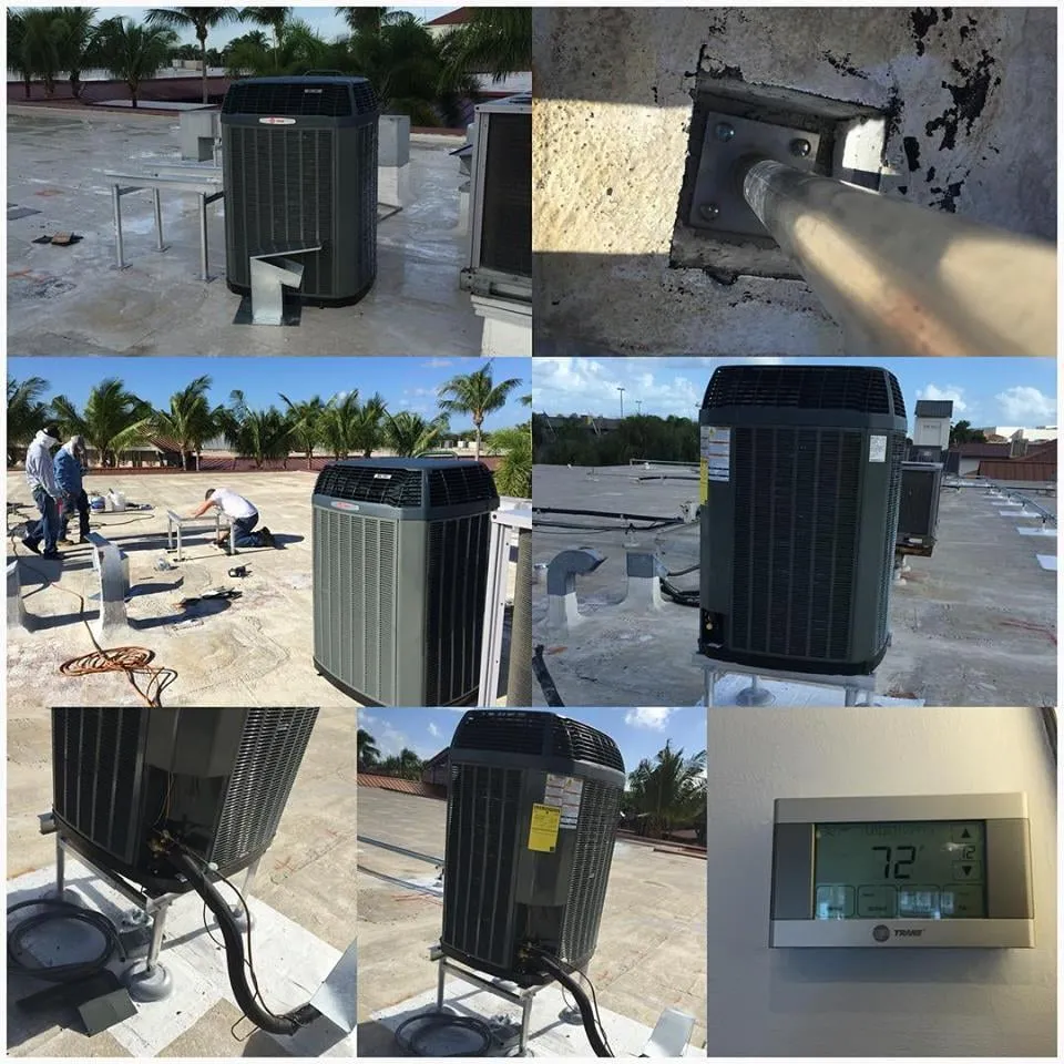 Slide of under control air conditioning