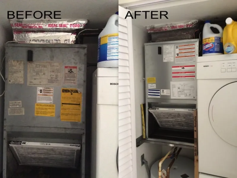 Slide of under control air conditioning