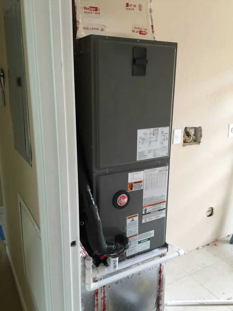 Slide of under control air conditioning