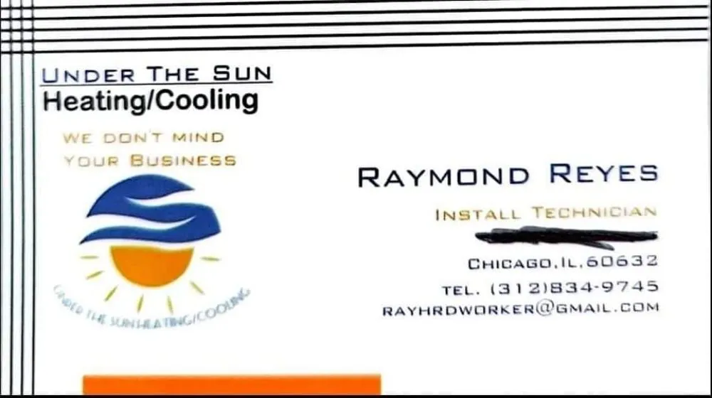 Slide of UNDER the SUN Heating-Cooling