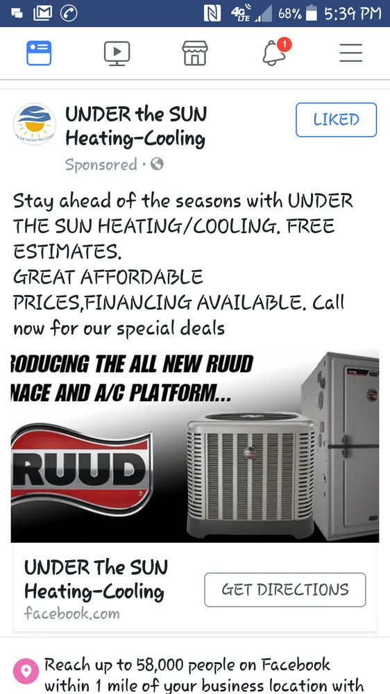 Slide of UNDER the SUN Heating-Cooling