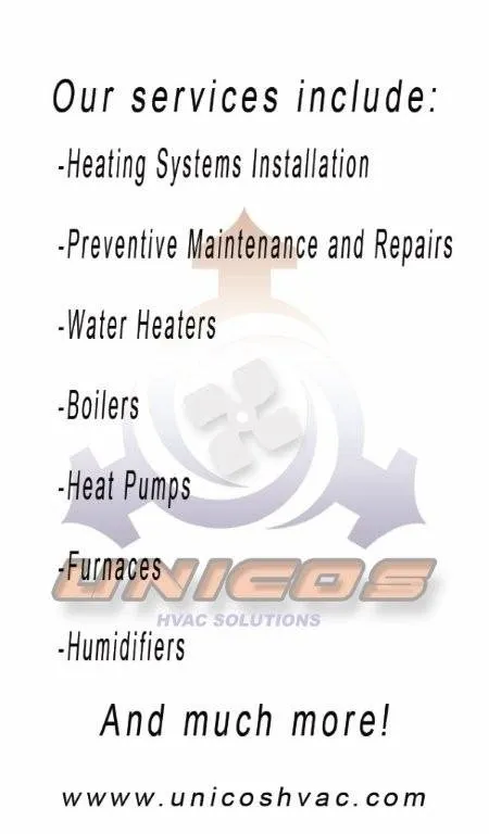 Slide of Unicos HVAC Solutions