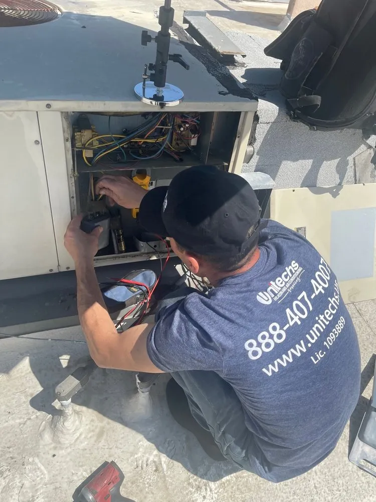 Slide of Unitechs Heating and Air Conditioning