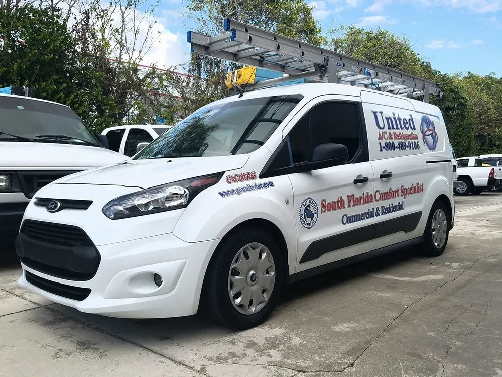 Slide of United A/C & Refrigeration