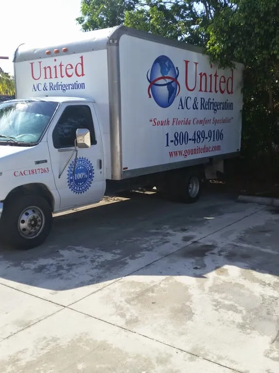 Slide of United A/C & Refrigeration