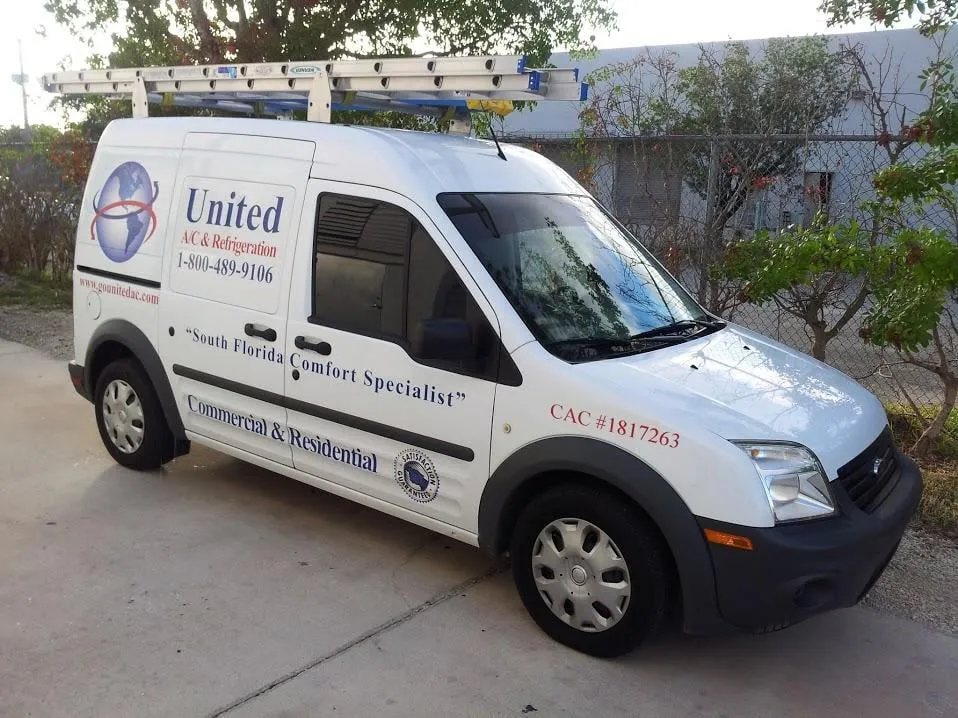 Slide of United A/C & Refrigeration