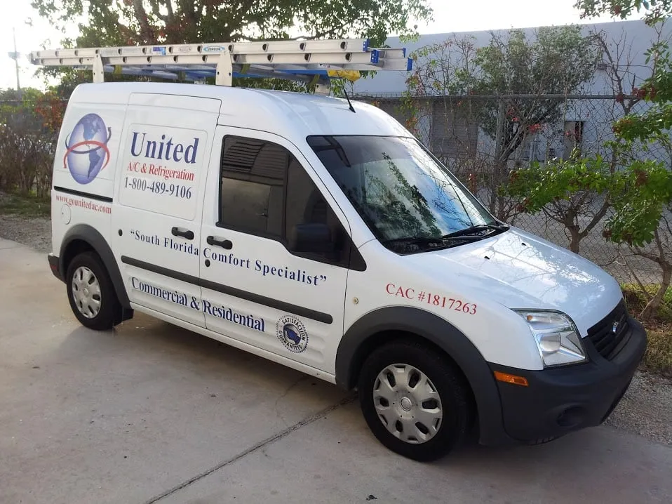 Slide of United A/C & Refrigeration