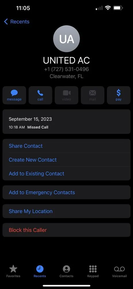 Slide of United Air Conditioning