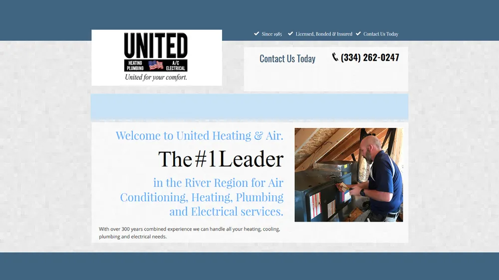 Slide of United Heating and Air Conditioning