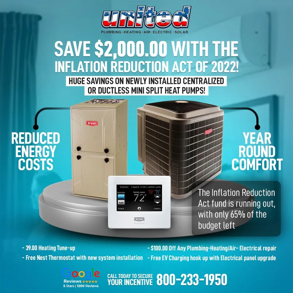 Slide of United Plumbing Heating Air & Electric
