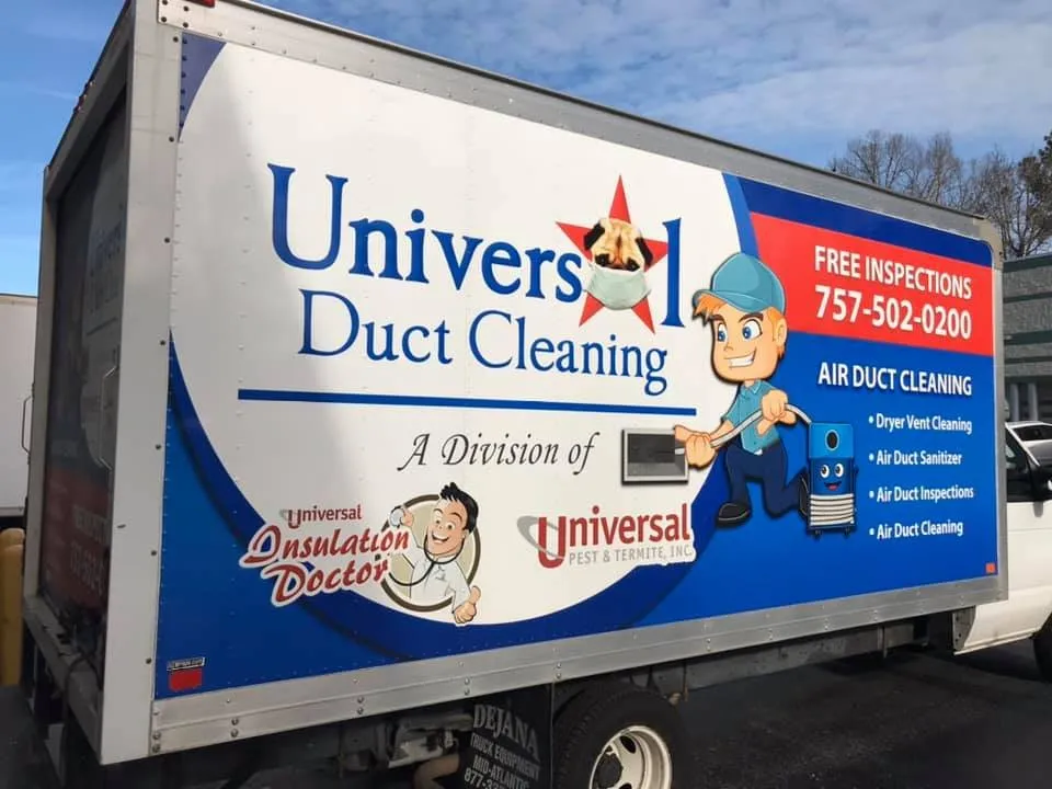 Slide of Universal Duct Cleaning