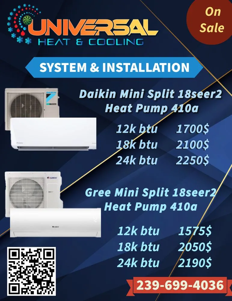 Slide of Universal Heat & Cooling