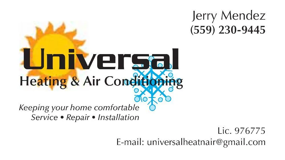 Slide of Universal Heating and Air Conditioning