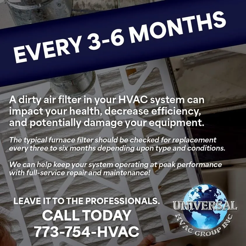 Slide of Universal HVAC Group