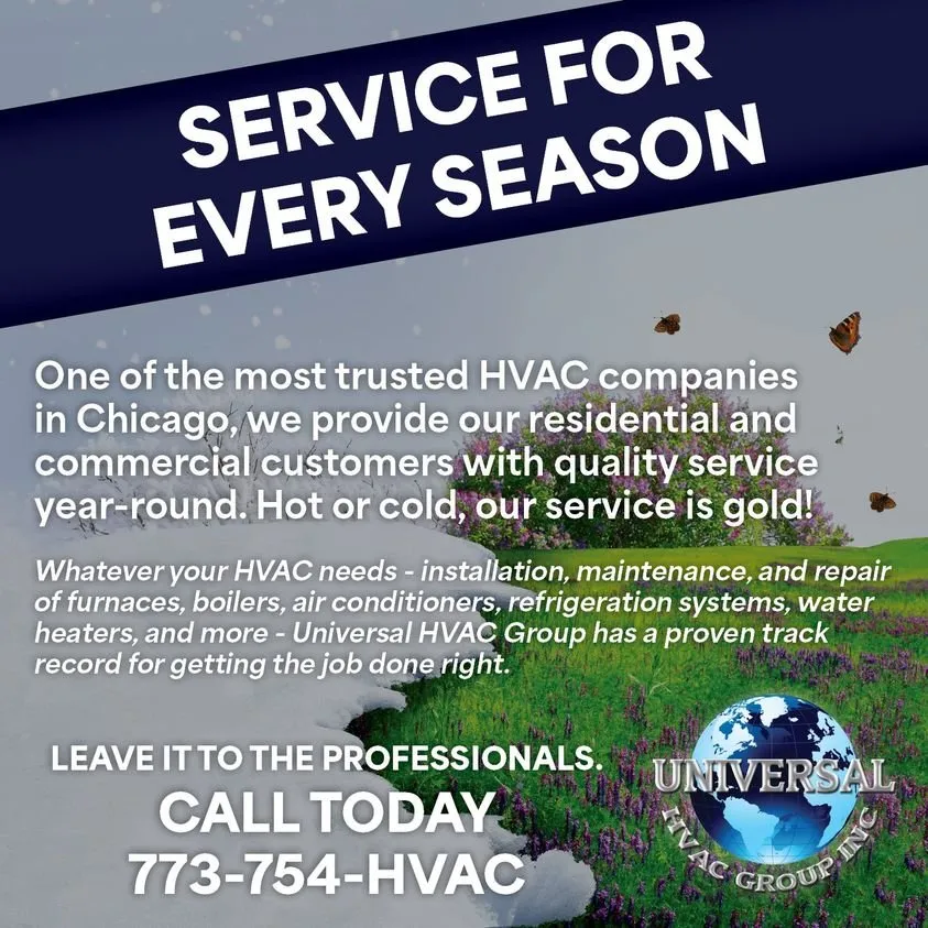 Slide of Universal HVAC Group