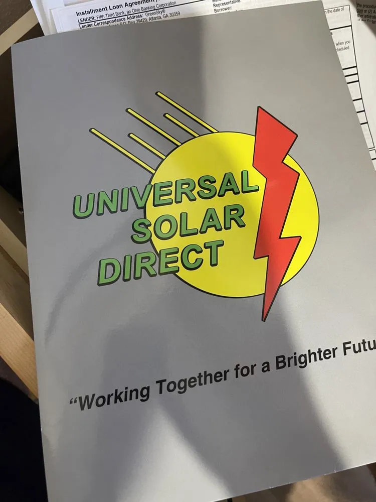 Slide of Universal Solar Direct