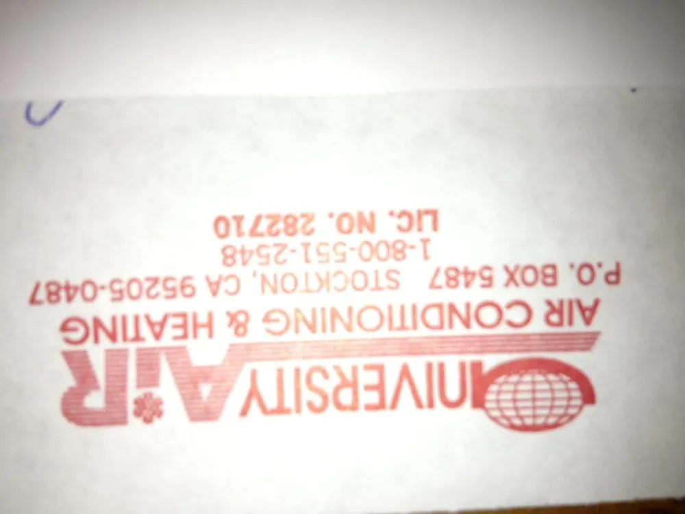 Slide of University Air Conditioning And Heating