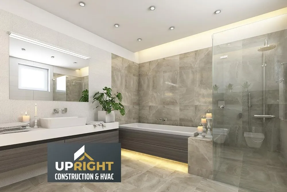 Slide of Upright Construction and HVAC