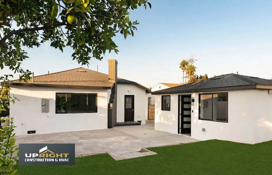 Slide of Upright Construction and HVAC