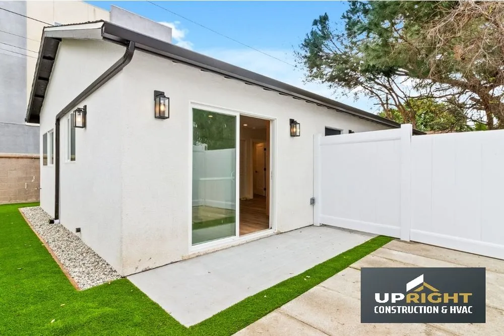 Slide of Upright Construction and HVAC