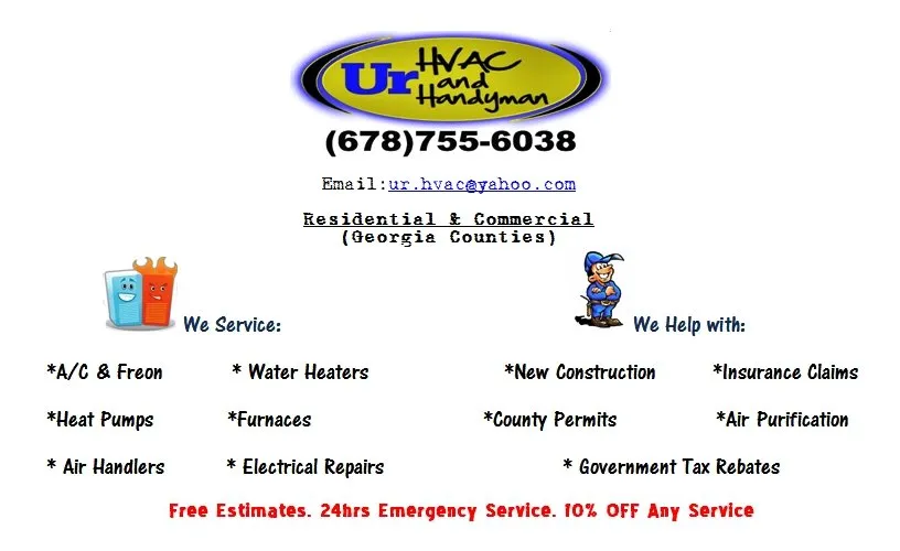 Slide of Ur Heating & Air and Handyman Services