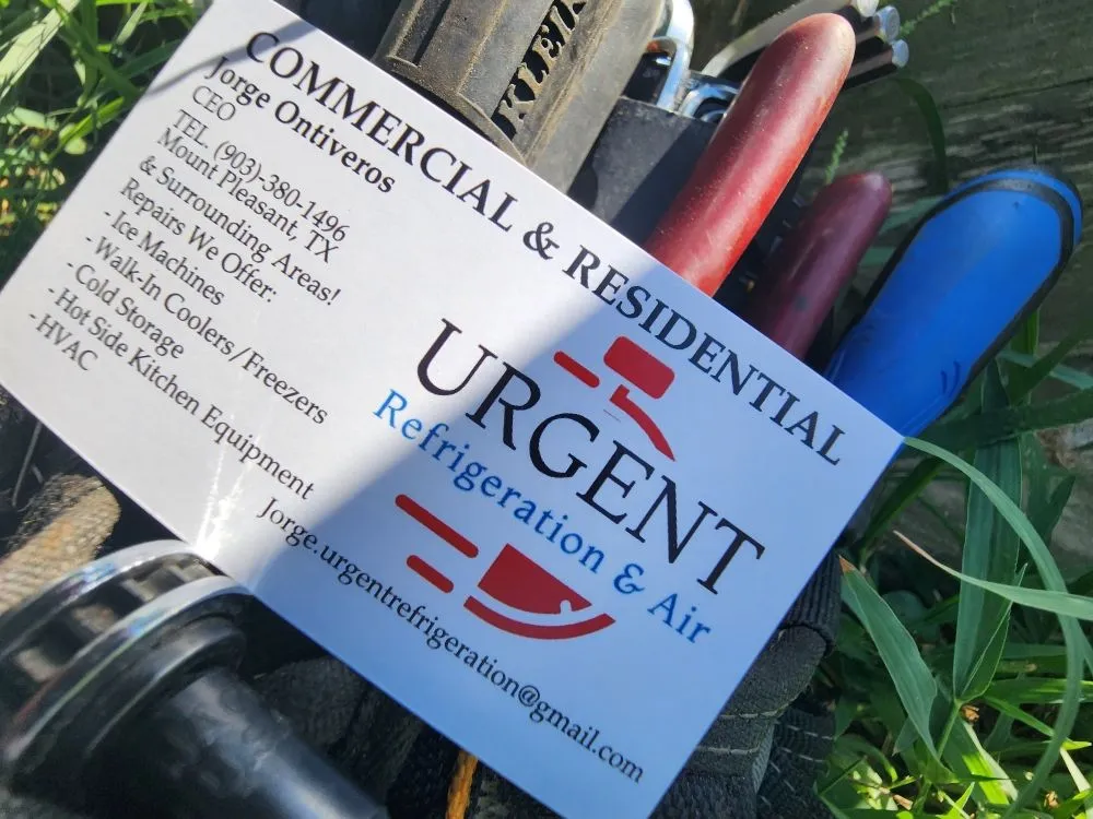 Slide of Urgent Refrigeration & Air