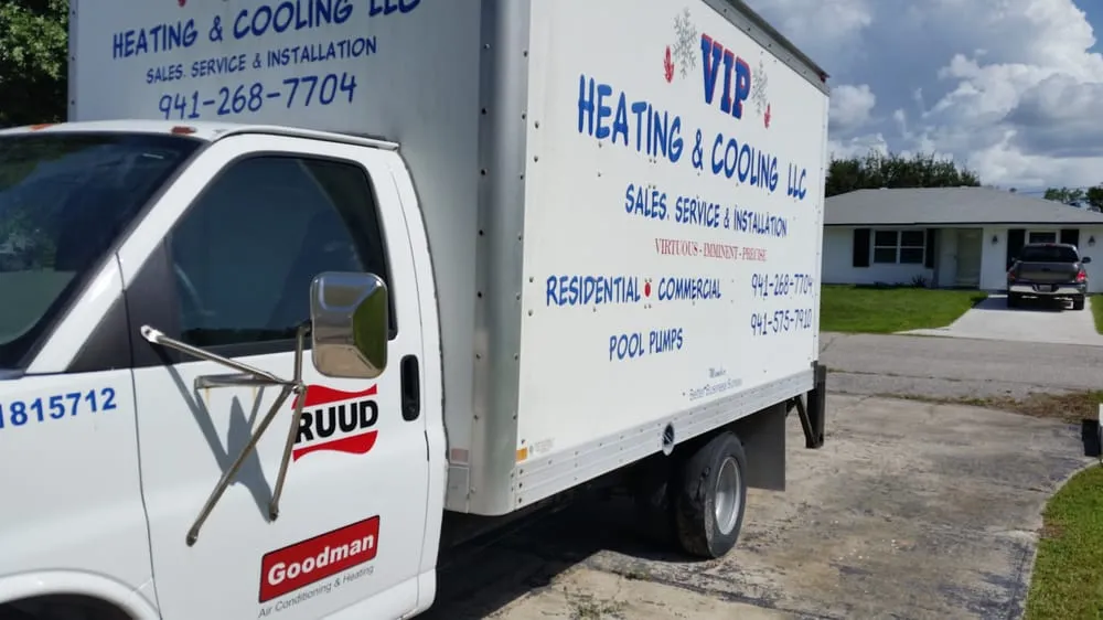 Slide of V I P Heating & Cooling