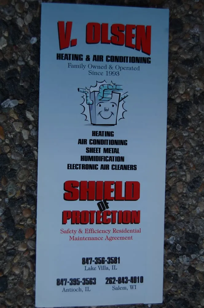 Slide of V Olsen Heating & Air Conditioning