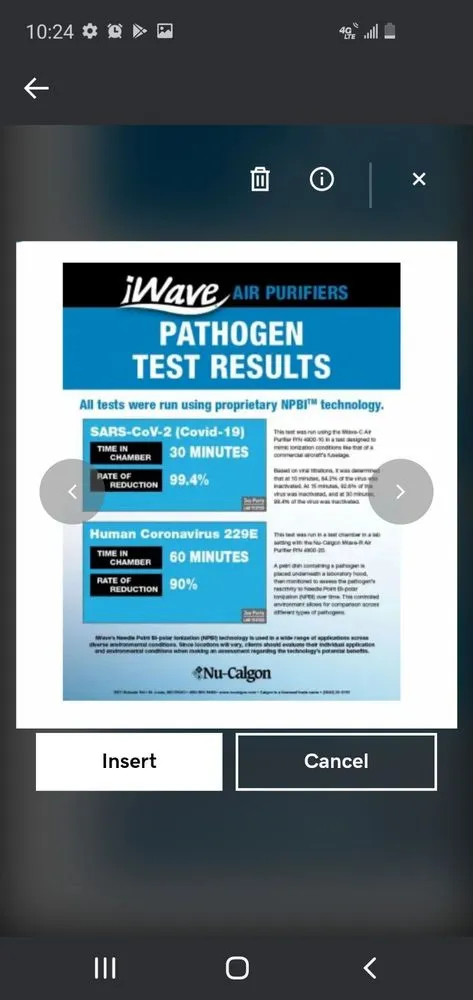 Slide of Vaccinated Air