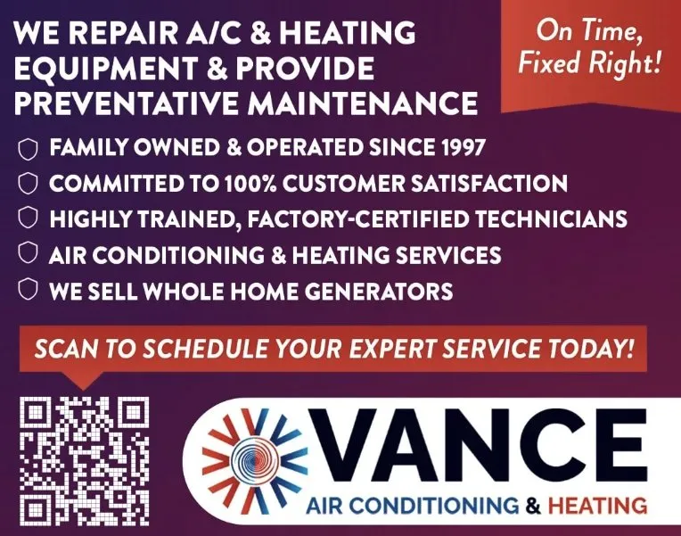 Slide of Vance Air Conditioning & Heating