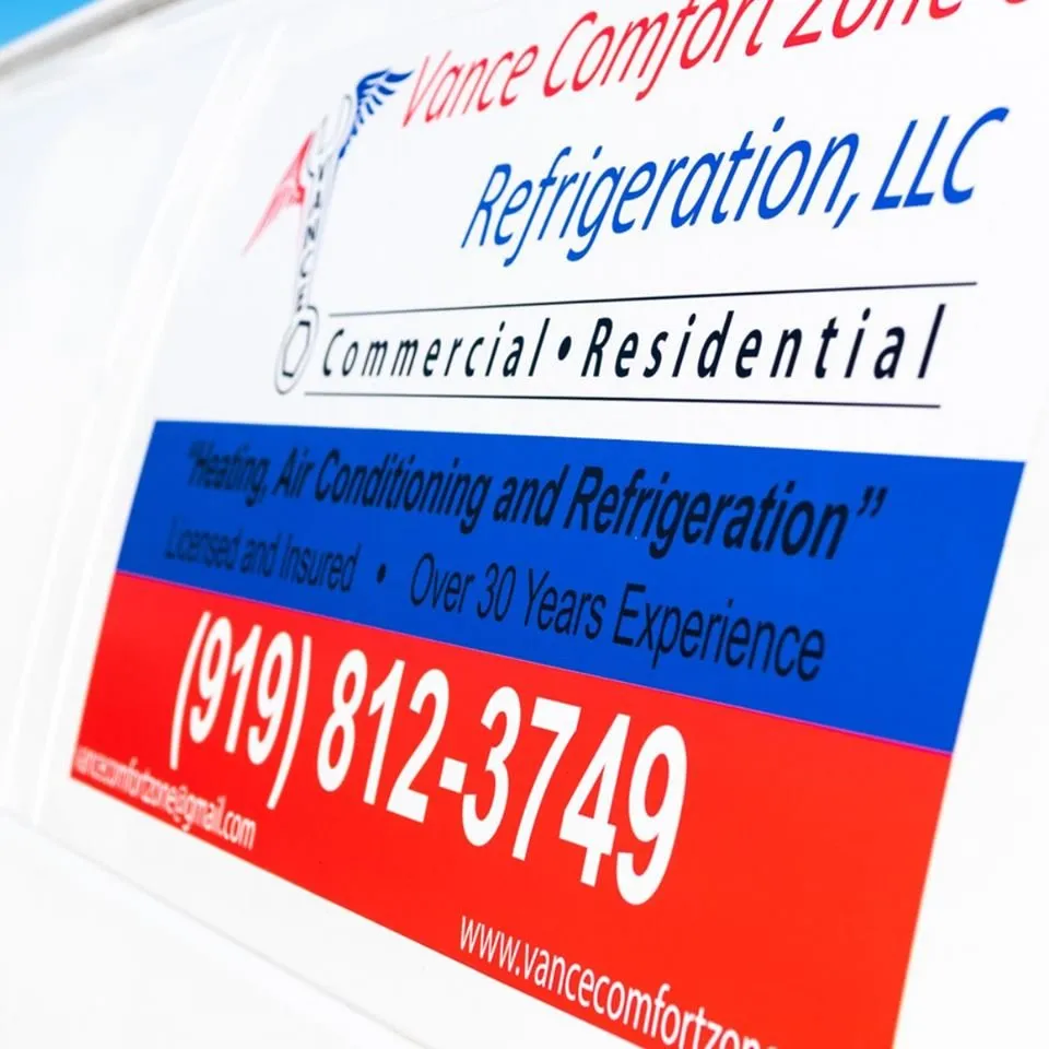 Slide of Vance Comfort Zone & Refrigeration