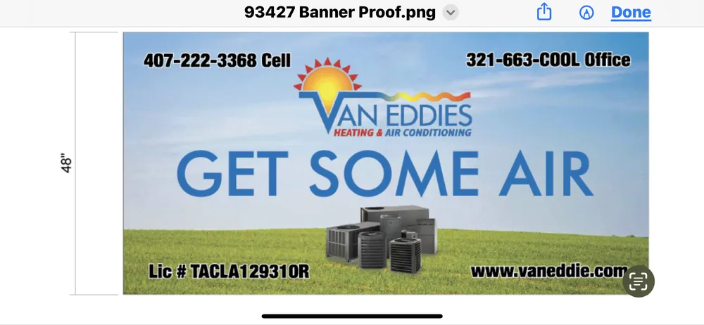 Slide of VanEddies Heating and Air conditioning