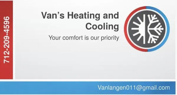 Van’s Heating And Cooling Logo