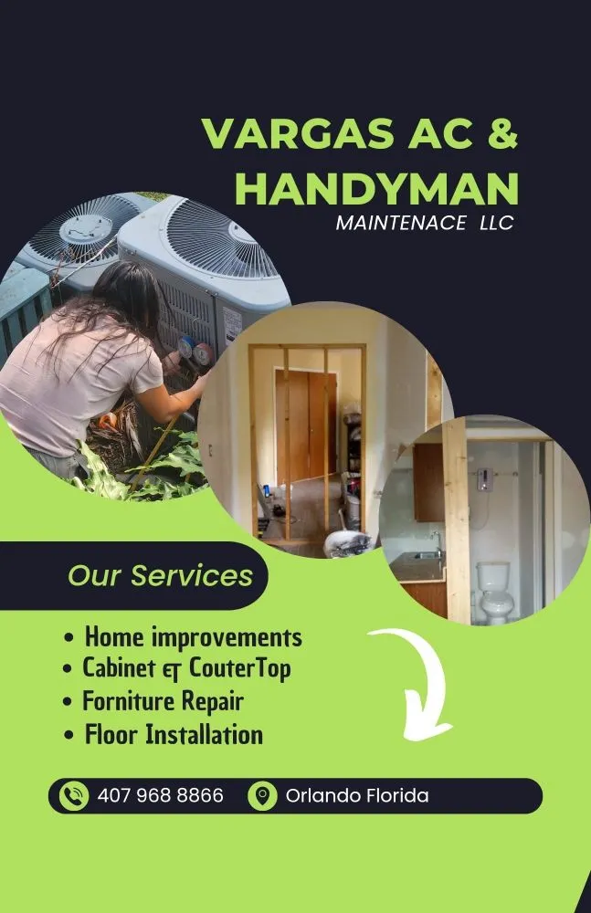 Slide of Vargas AC & Handyman Maintenance