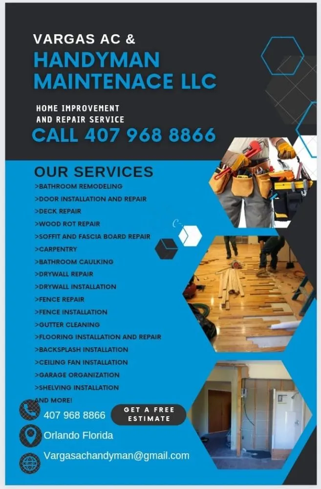 Slide of Vargas AC & Handyman Maintenance