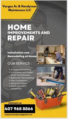 Vargas AC & Handyman Maintenance Logo