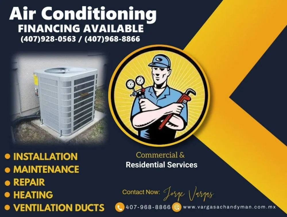 Slide of Vargas AC and Handyman Maintenance