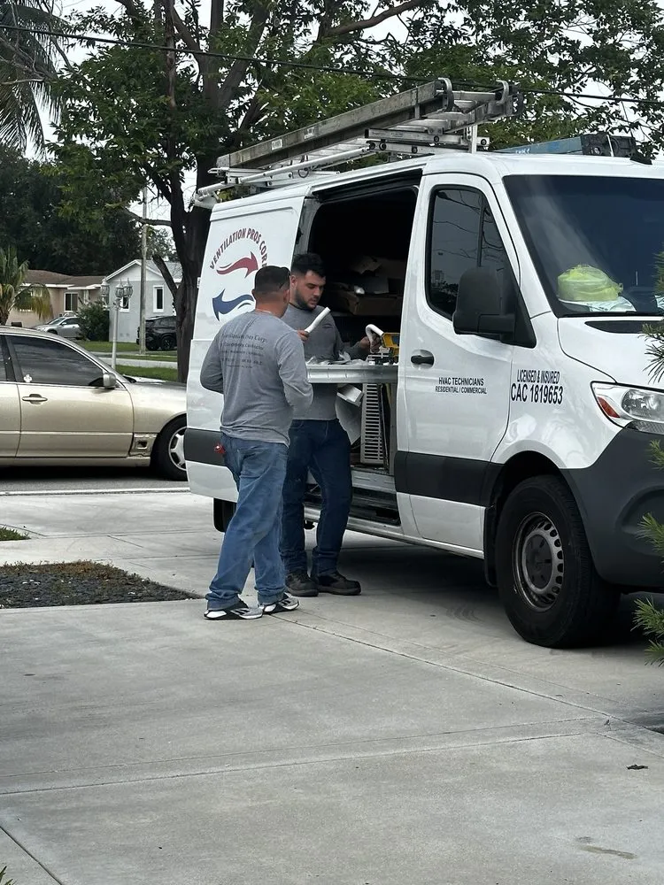 Slide of Ventilation Pros Corp