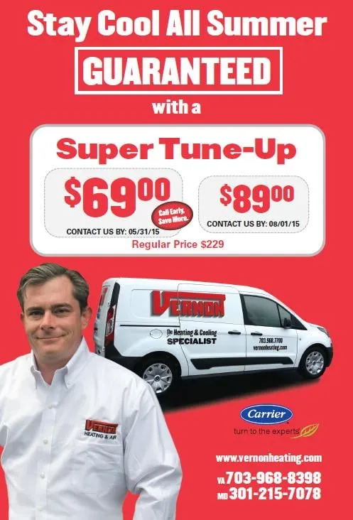 Slide of Vernon The Heating & Cooling Specialist