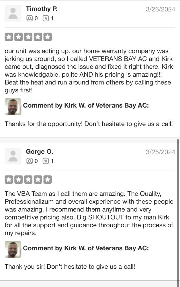 Slide of Veterans Bay AC