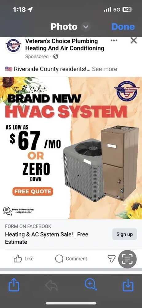 Slide of Veteran’s Choice Plumbing Heating And Air