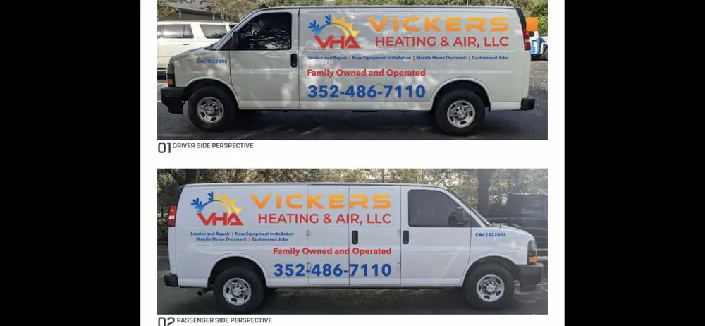 Slide of Vickers Heating & Air