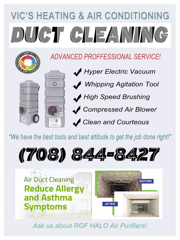 Slide of Vic's Heating and Air Conditioning