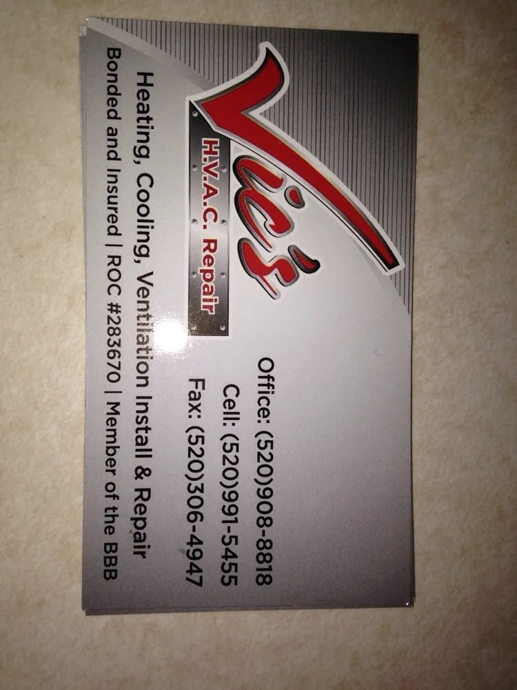 Slide of Vic's HVAC Repair