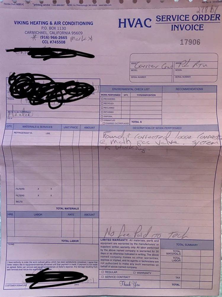 Slide of Viking Heating & Air Conditioning