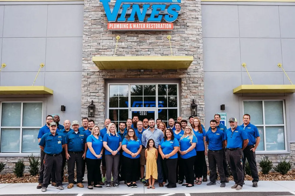 Slide of Vines Restoration Plumbing HVAC